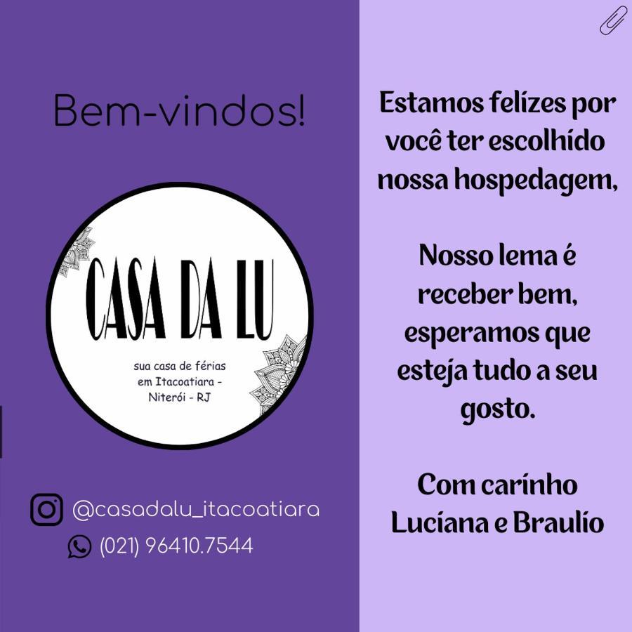Casa Da Lu Itacoatiara -Apartamento Costao Niteroi Bagian luar foto